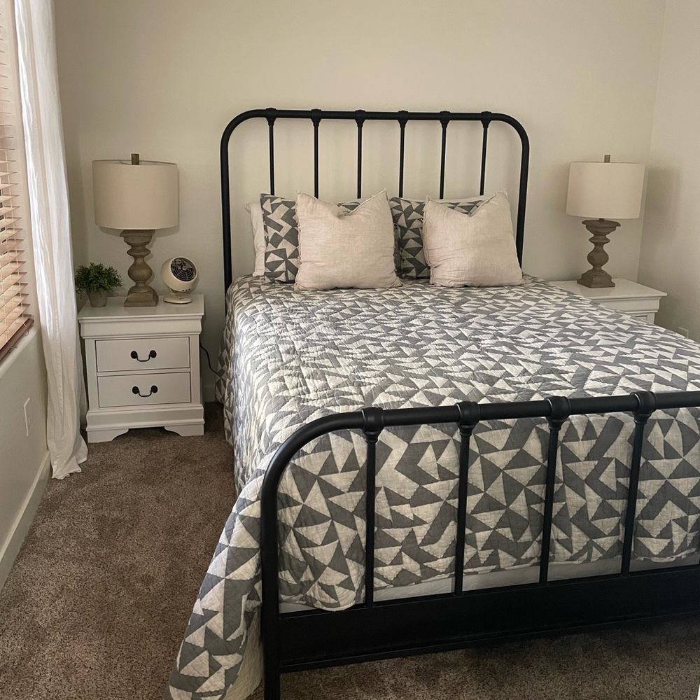 Pottery Barn King Quilt + Two Standard Shams